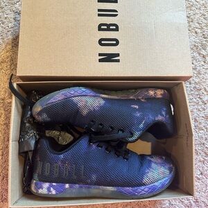 NOBULL Superfabric Trainer Low - Midnight Tie-Dye Size 8.5 EUC
